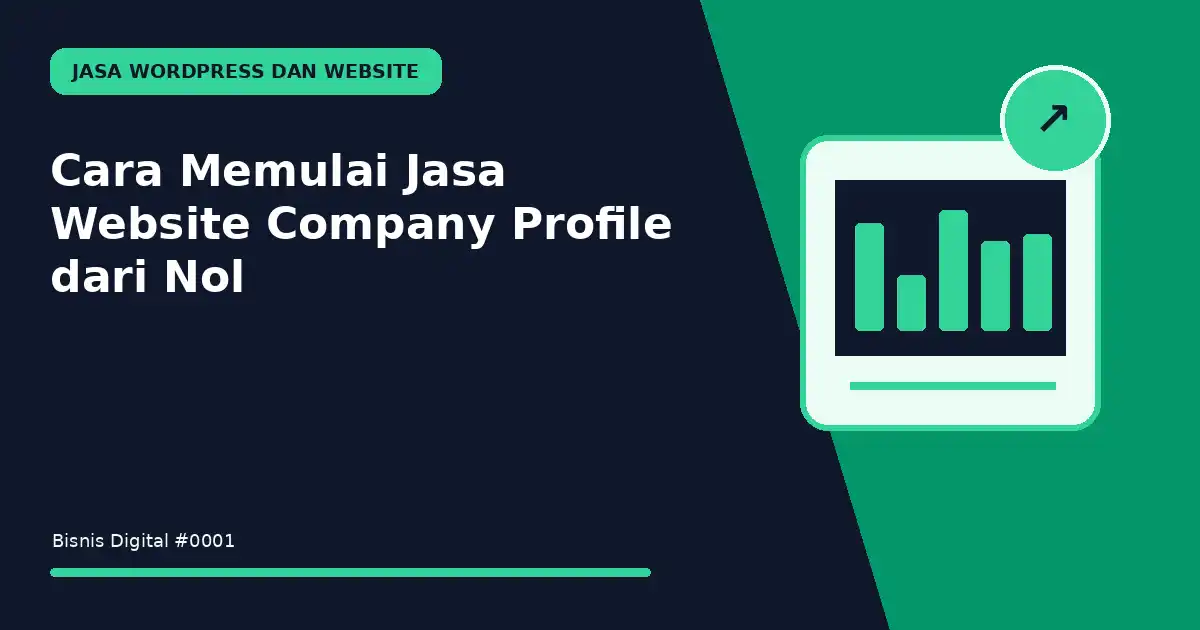 memulai jasa website company profile dari nol
