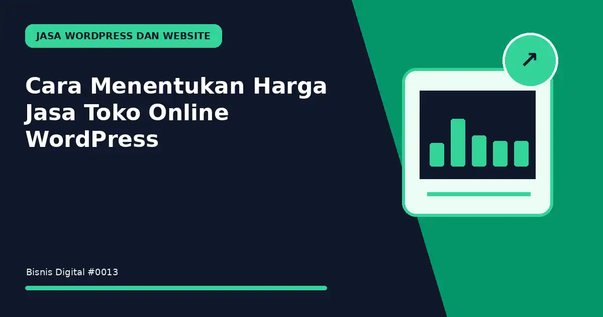 menentukan harga jasa toko online wordpress