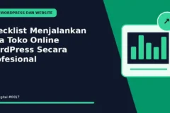 Checklist Menjalankan Jasa Toko Online WordPress Secara Profesional