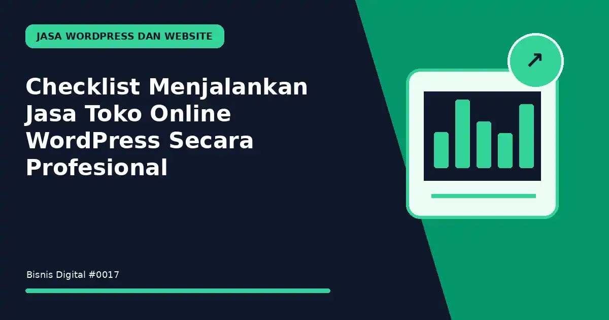 menjalankan jasa toko online wordpress secara profesional