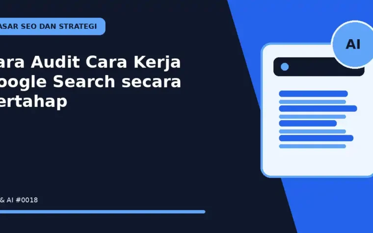Cara Audit Cara Kerja Google Search secara Bertahap