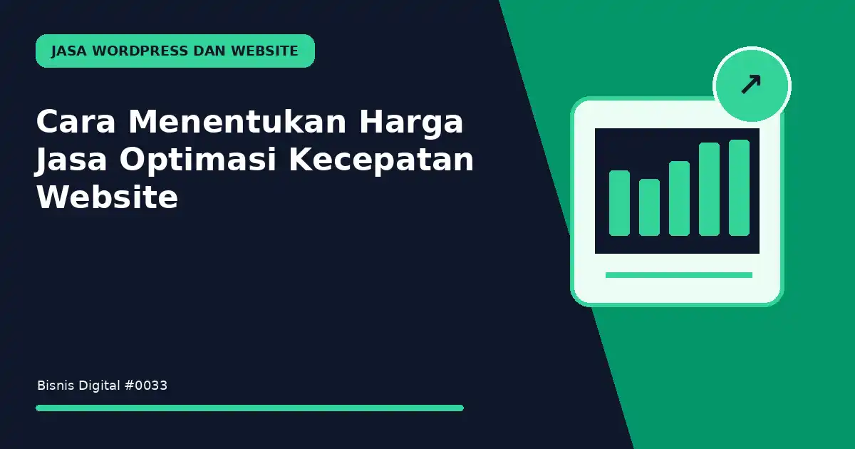 menentukan harga jasa optimasi kecepatan website