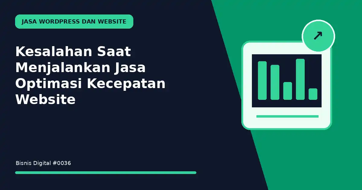menjalankan jasa optimasi kecepatan website