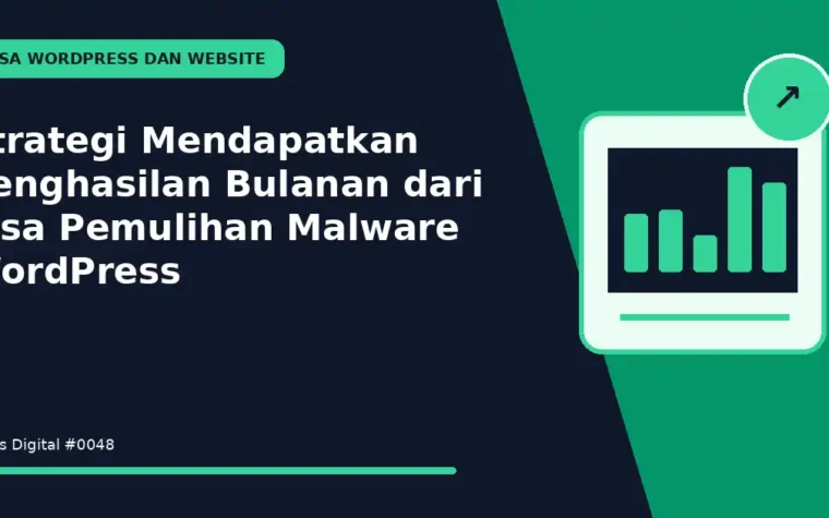 Strategi Mendapatkan Penghasilan Bulanan dari Jasa Pemulihan Malware WordPress