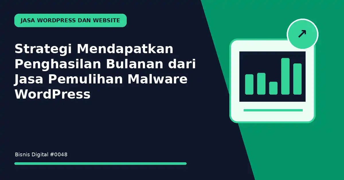 mendapatkan penghasilan bulanan dari jasa pemulihan malware wordpress