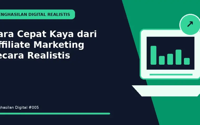 Cara Cepat Kaya dari Affiliate Marketing secara Realistis