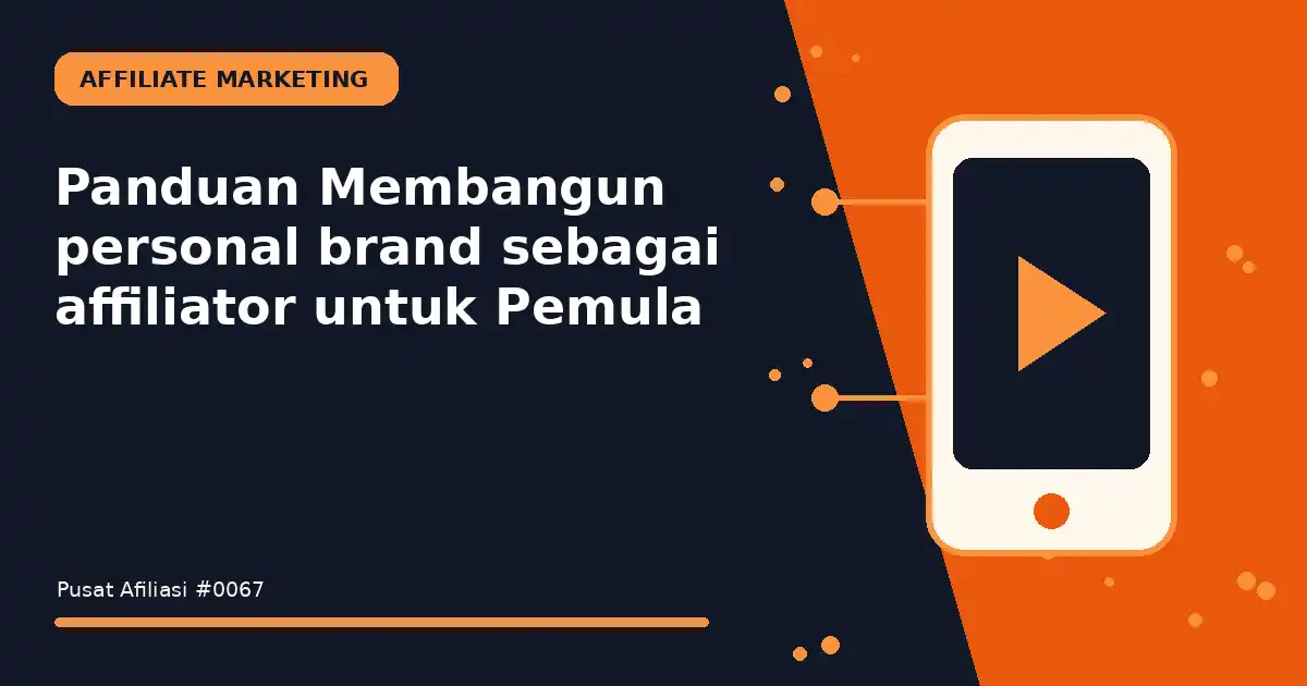 membangun personal brand sebagai affiliator