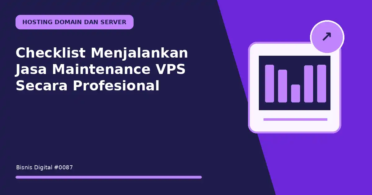 menjalankan jasa maintenance vps secara profesional