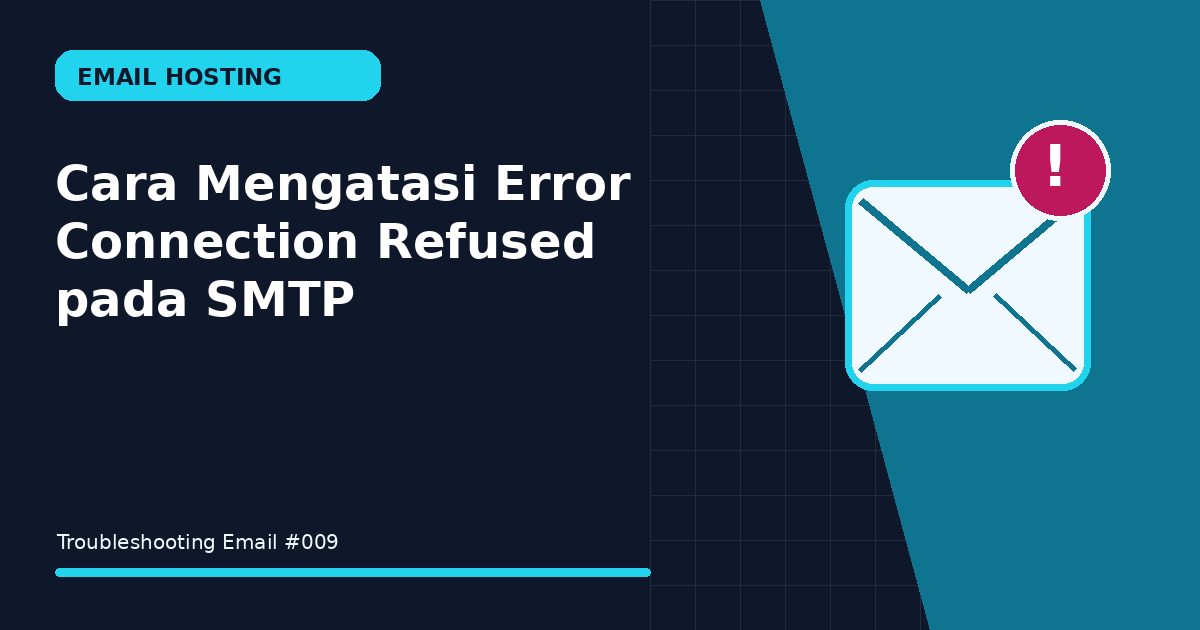 error connection refused pada smtp