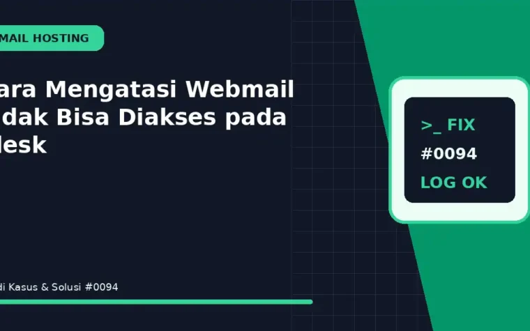 Cara Mengatasi Webmail Tidak Bisa Diakses pada Plesk