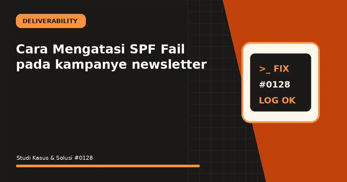 cara mengatasi spf fail pada kampanye newsletter