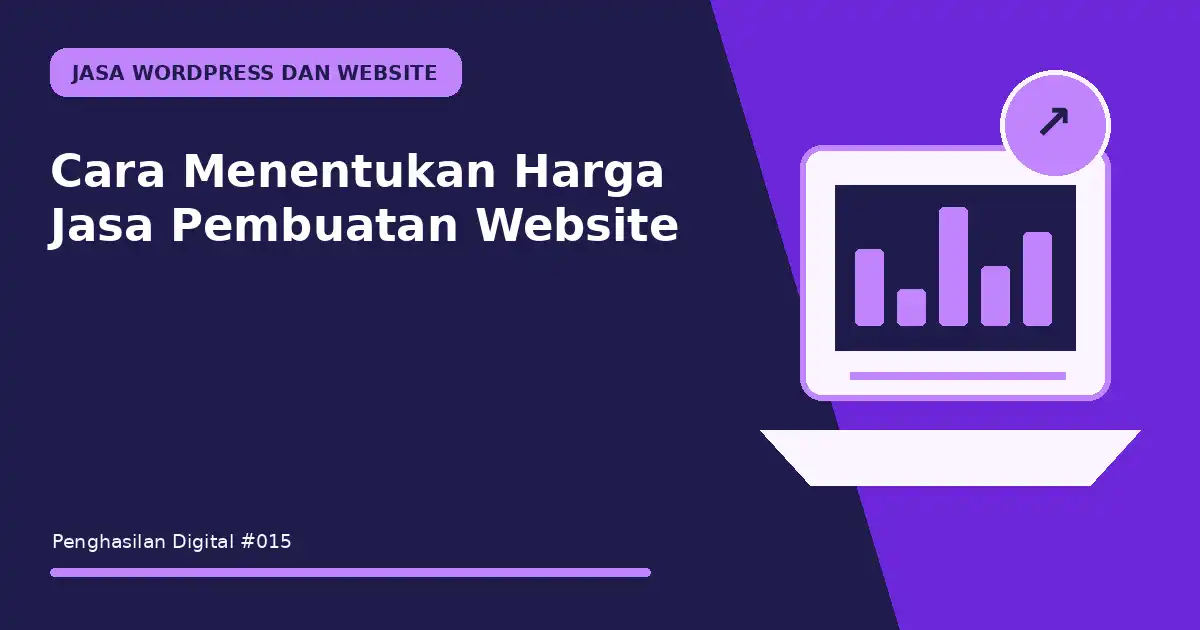menentukan harga jasa pembuatan website