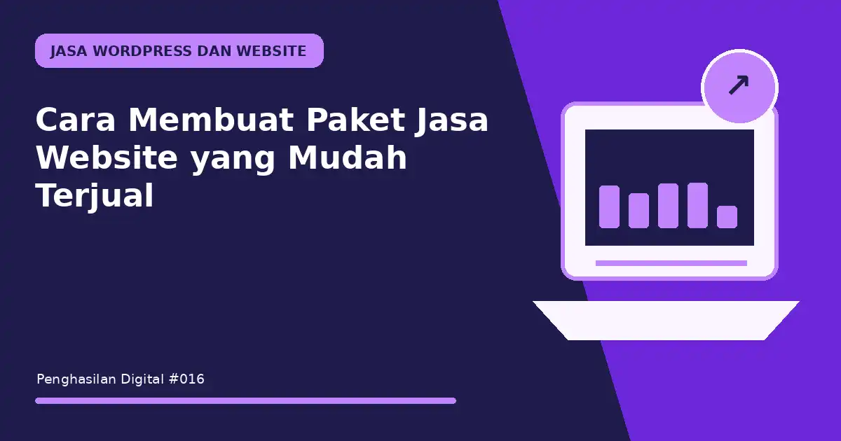 membuat paket jasa website yang mudah terjual