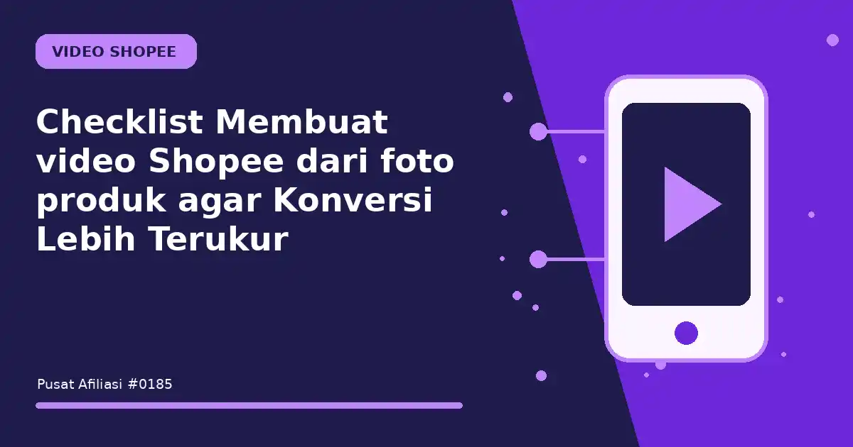 membuat video shopee dari foto produk