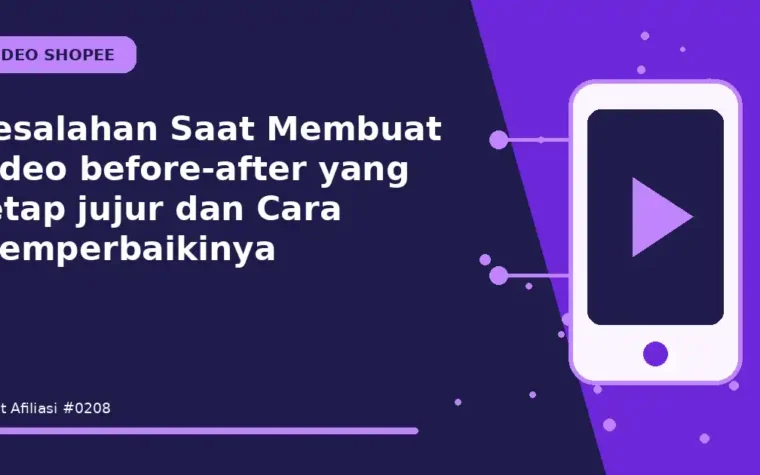 Kesalahan Saat Membuat video before-after yang tetap jujur dan Cara Memperbaikinya