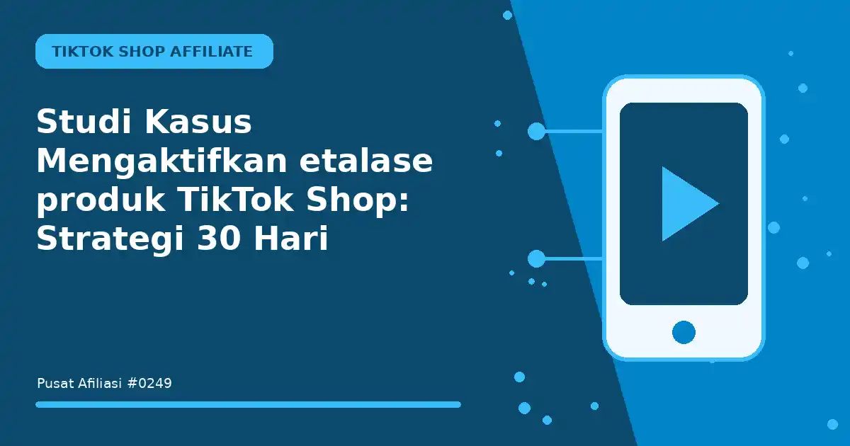 mengaktifkan etalase produk tiktok shop