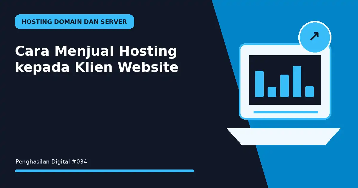 menjual hosting kepada klien website