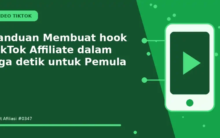 Panduan Membuat hook TikTok Affiliate dalam tiga detik untuk Pemula