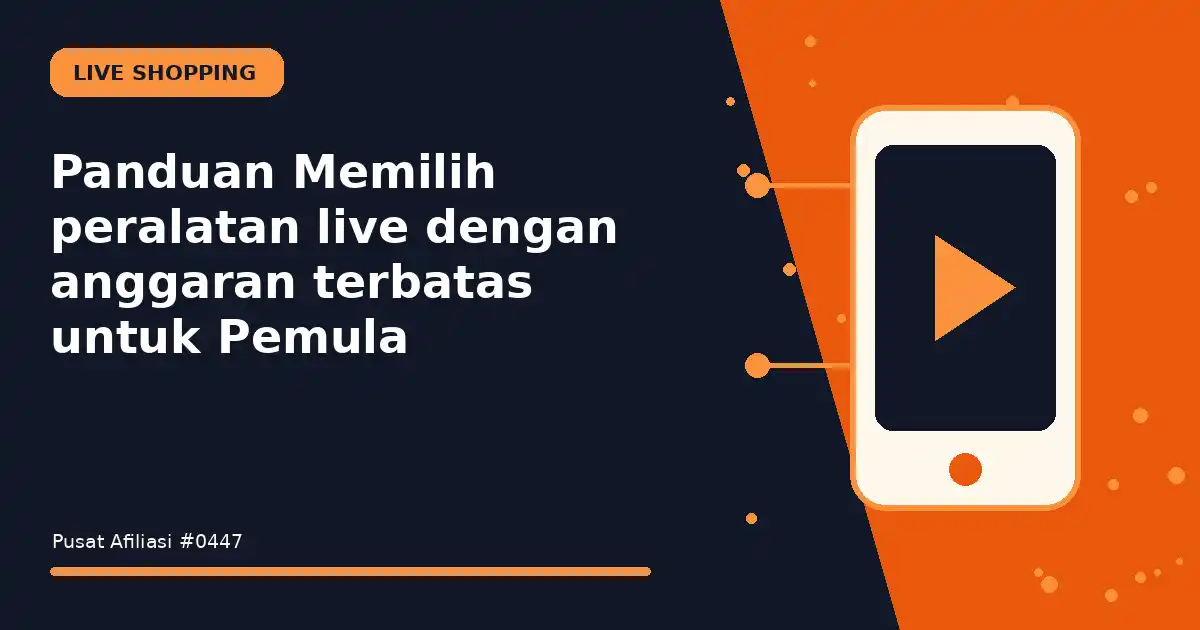 memilih peralatan live dengan anggaran terbatas
