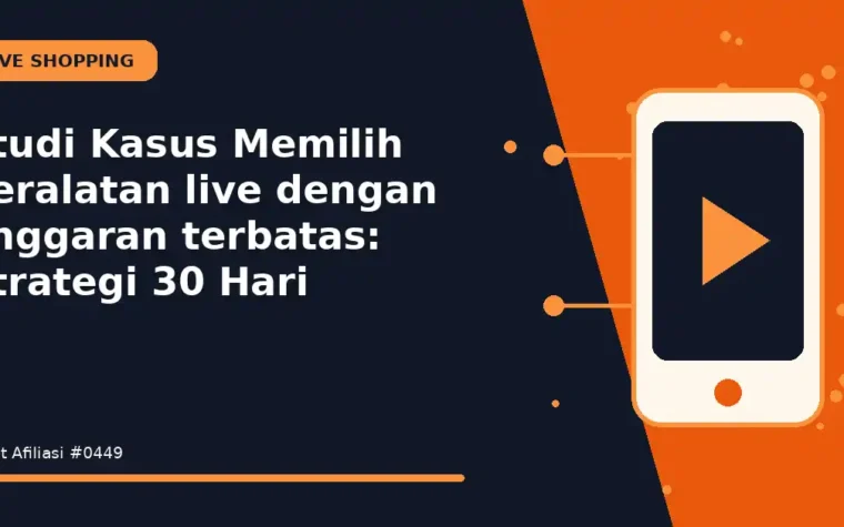 Studi Kasus Memilih peralatan live dengan anggaran terbatas: Strategi 30 Hari