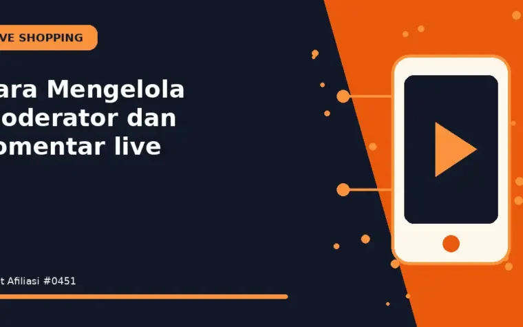 Cara Mengelola moderator dan komentar live