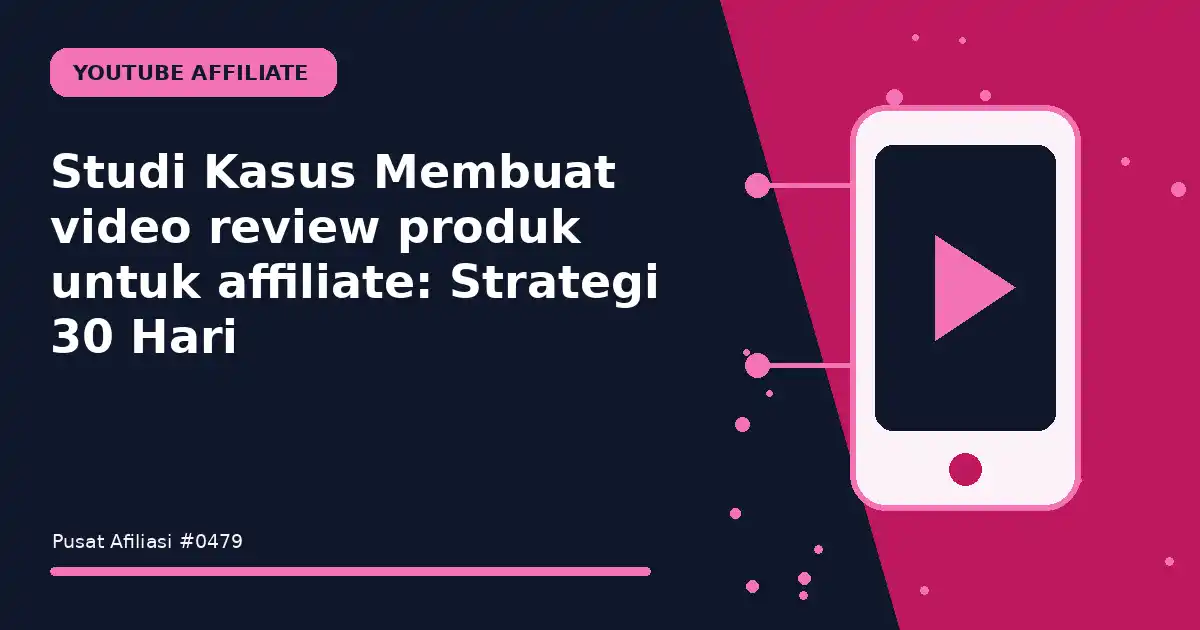 membuat video review produk untuk affiliate