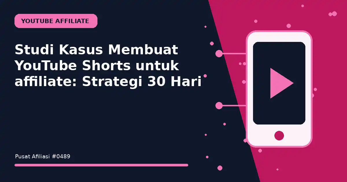 Studi Kasus Membuat YouTube Shorts untuk affiliate: Strategi 30 Hari