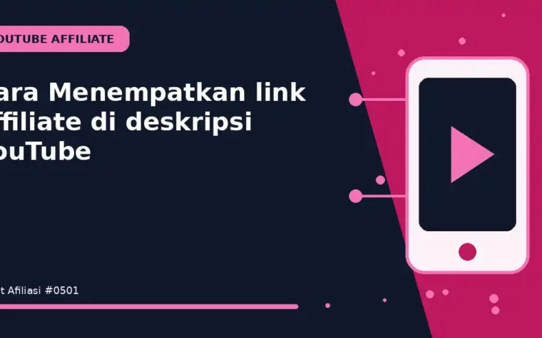 Cara Menempatkan link affiliate di deskripsi YouTube