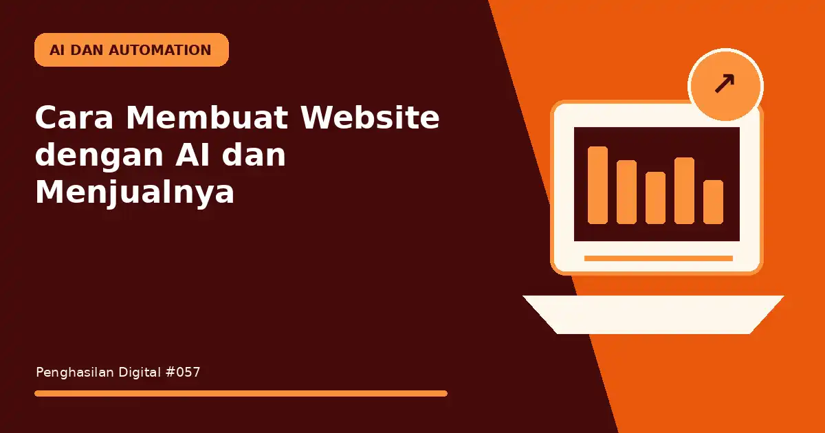 membuat website dengan ai dan menjualnya