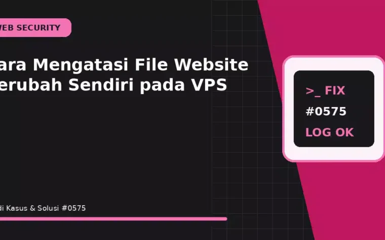 Cara Mengatasi File Website Berubah Sendiri pada VPS