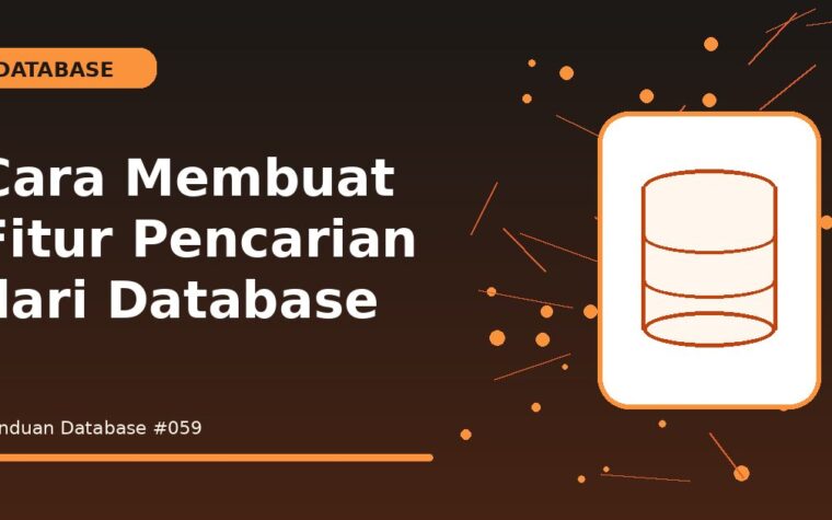 Cara Membuat Fitur Pencarian dari Database