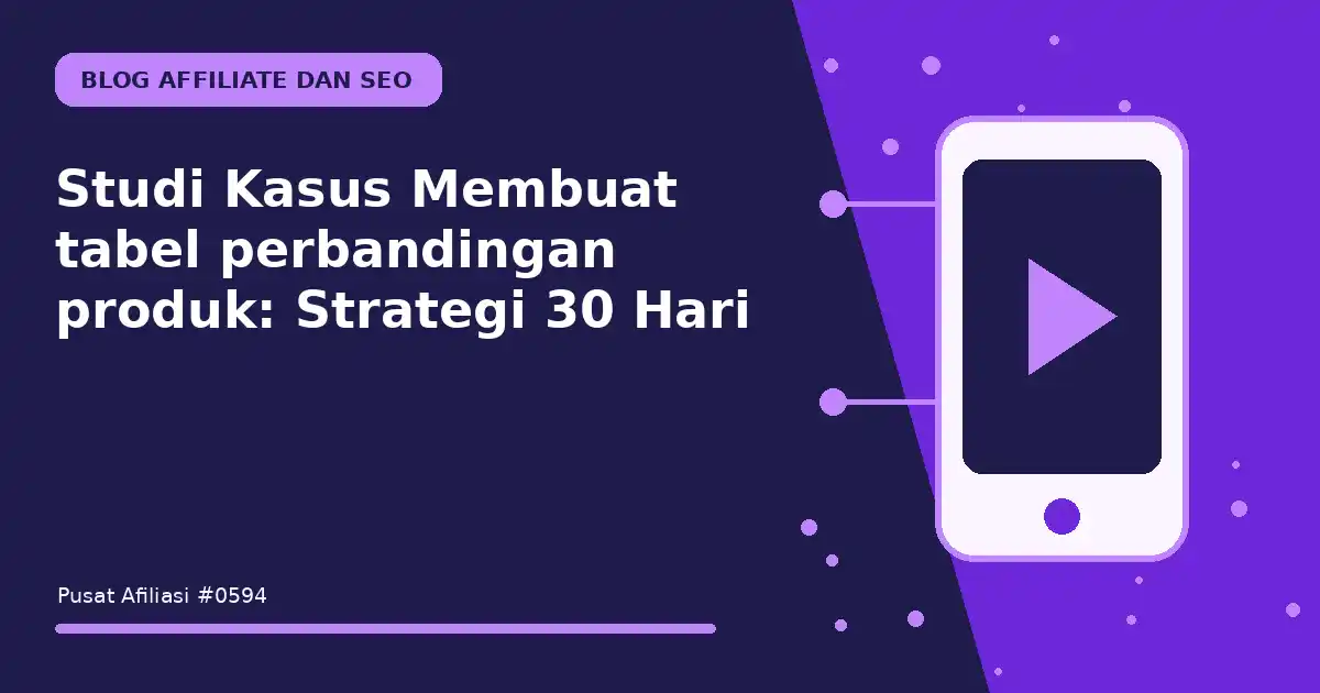 membuat tabel perbandingan produk