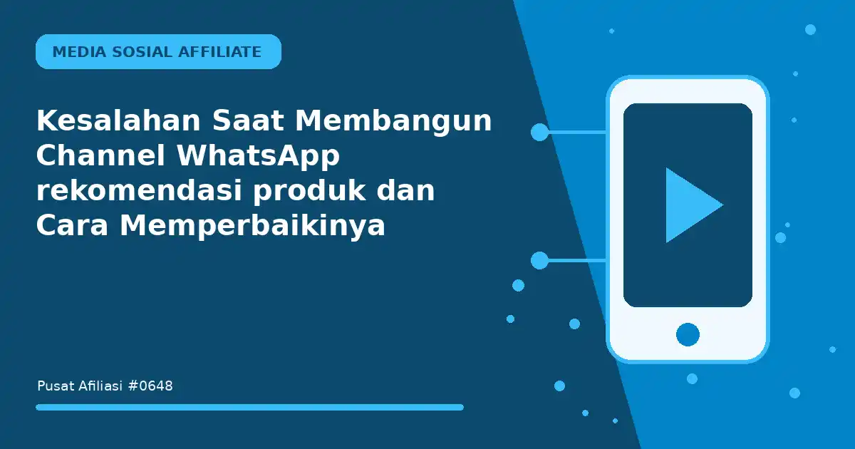 membangun channel whatsapp rekomendasi produk