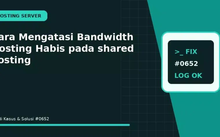 Cara Mengatasi Bandwidth Hosting Habis pada shared hosting