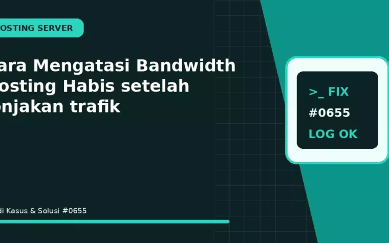 Cara Mengatasi Bandwidth Hosting Habis setelah lonjakan trafik