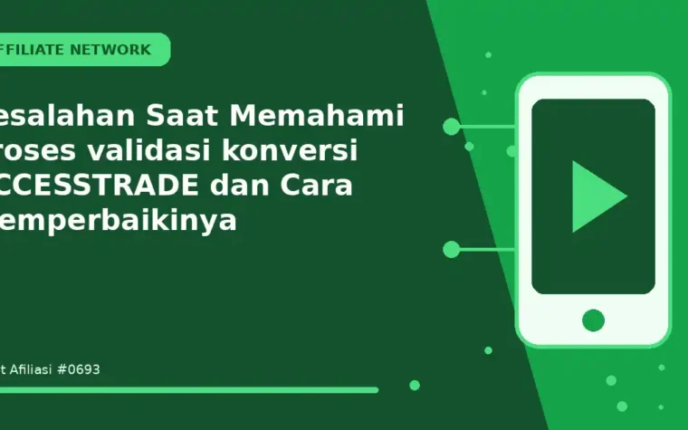 Kesalahan Saat Memahami proses validasi konversi ACCESSTRADE dan Cara Memperbaikinya