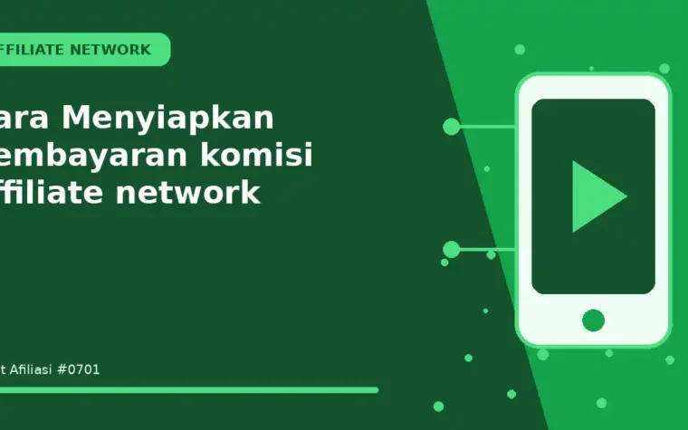 Cara Menyiapkan pembayaran komisi affiliate network