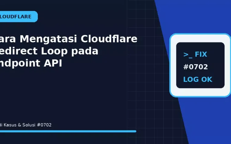 Cara Mengatasi Cloudflare Redirect Loop pada endpoint API