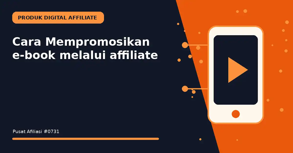 mempromosikan e-book melalui affiliate