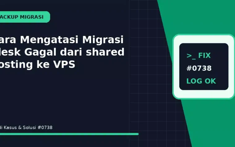 Cara Mengatasi Migrasi Plesk Gagal dari shared hosting ke VPS