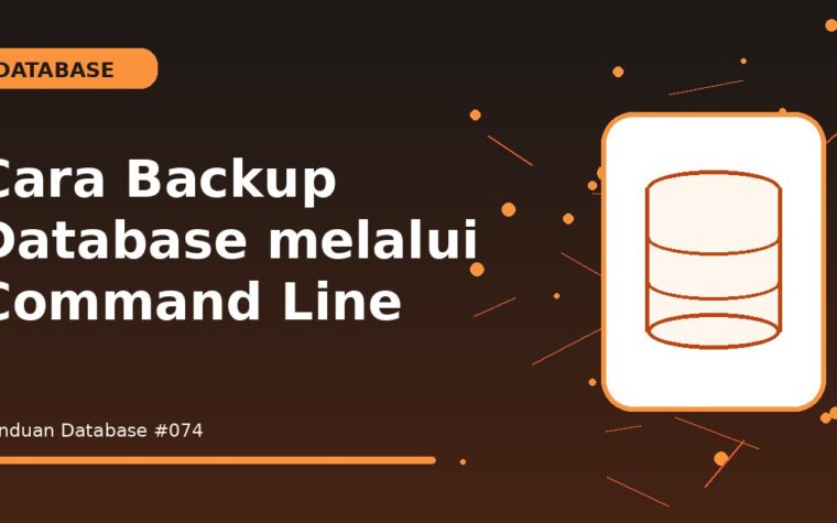 Cara Backup Database melalui Command Line