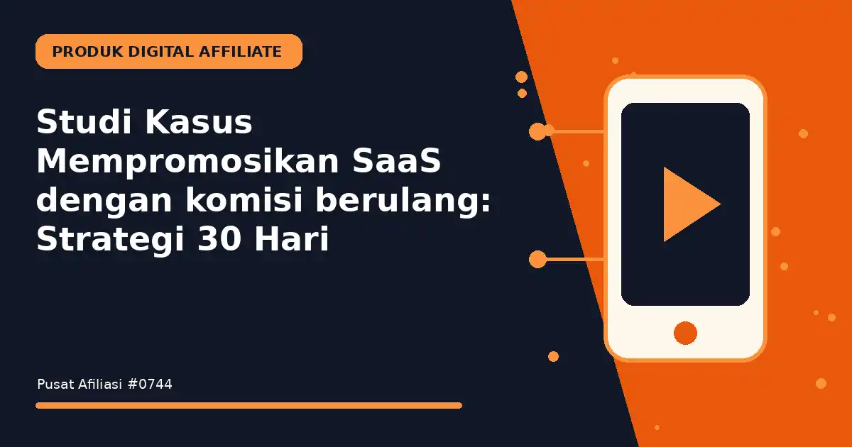 mempromosikan saas dengan komisi berulang
