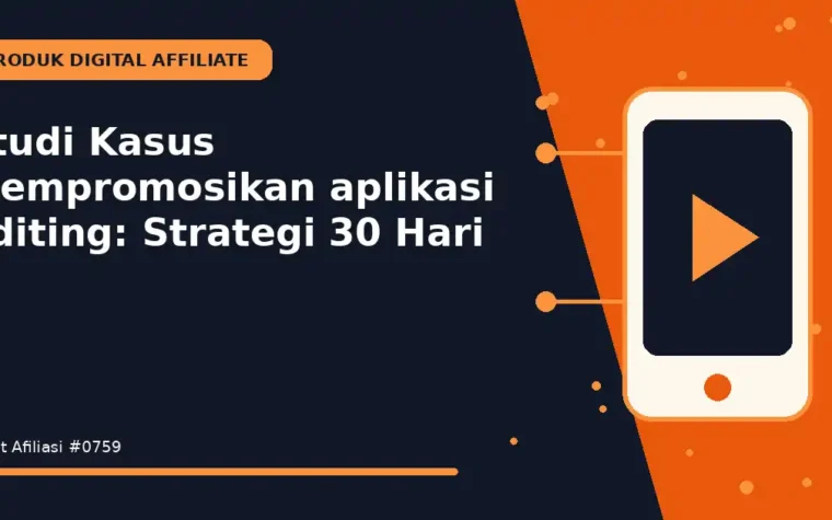Studi Kasus Mempromosikan aplikasi editing: Strategi 30 Hari