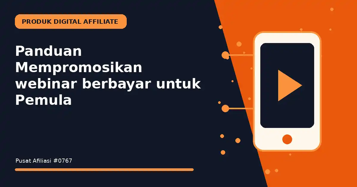 mempromosikan webinar berbayar