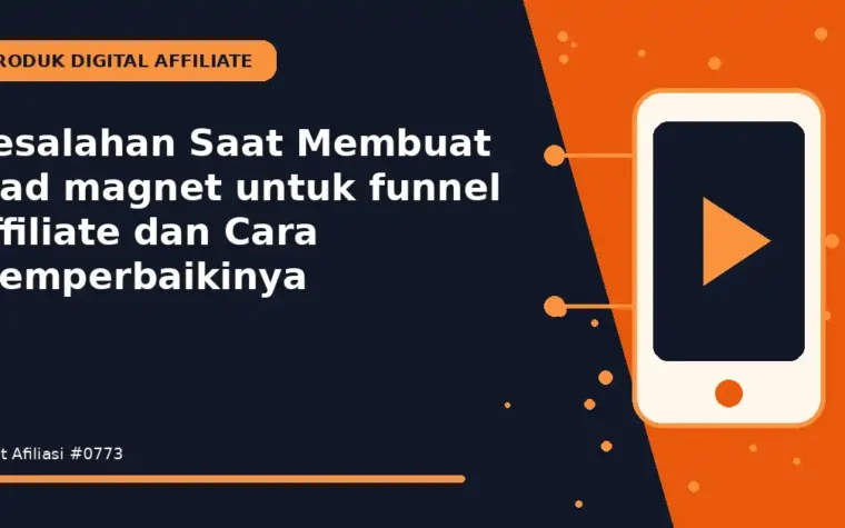 Kesalahan Saat Membuat lead magnet untuk funnel affiliate dan Cara Memperbaikinya