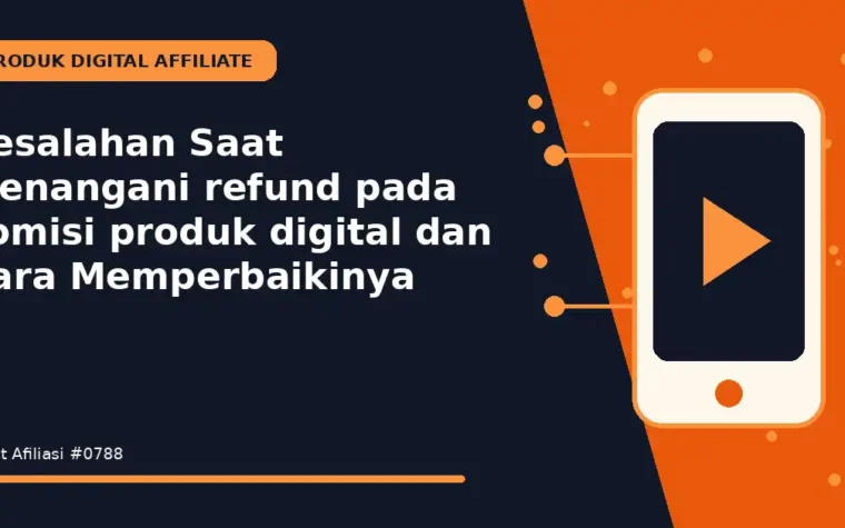 Kesalahan Saat Menangani refund pada komisi produk digital dan Cara Memperbaikinya