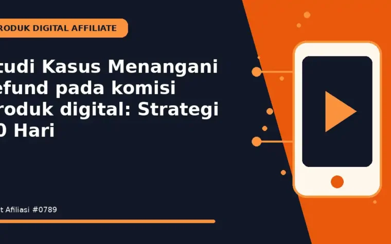 Studi Kasus Menangani refund pada komisi produk digital: Strategi 30 Hari