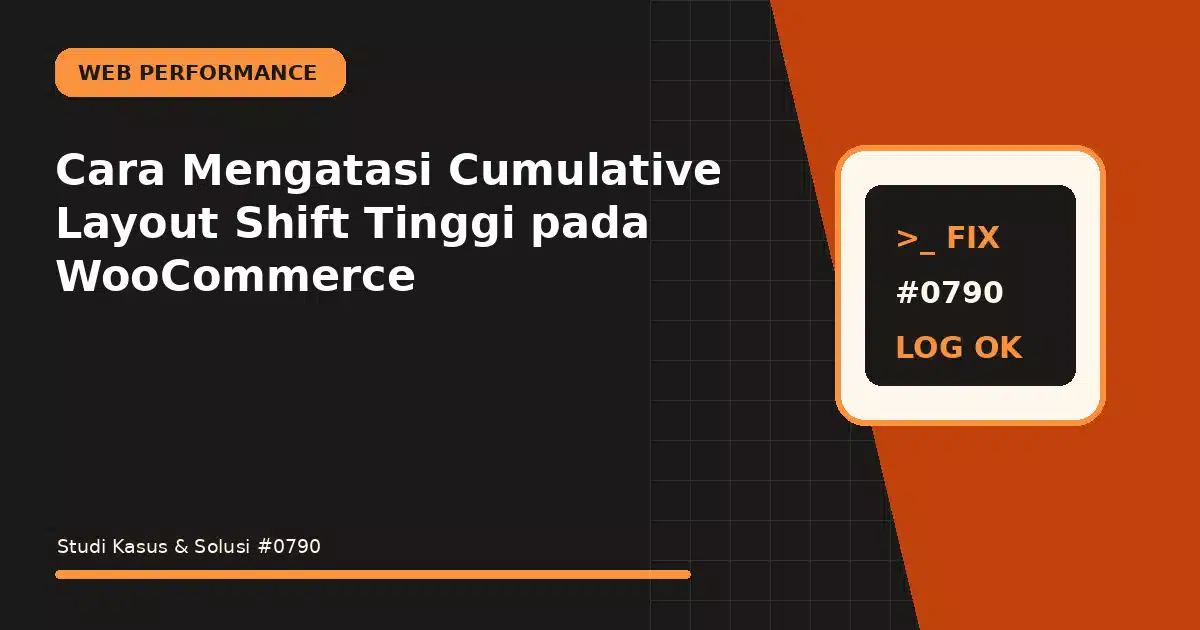 Cara Mengatasi Cumulative Layout Shift Tinggi pada WooCommerce