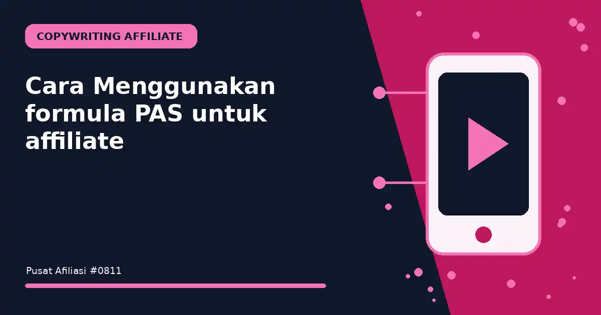 menggunakan formula pas untuk affiliate