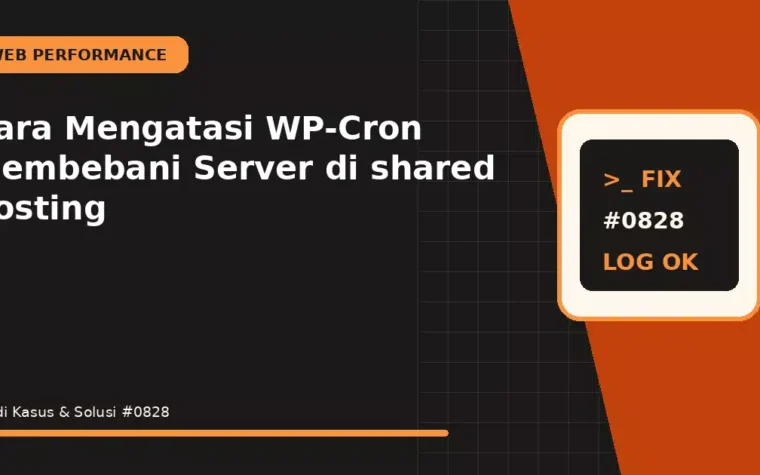 Cara Mengatasi WP-Cron Membebani Server di shared hosting